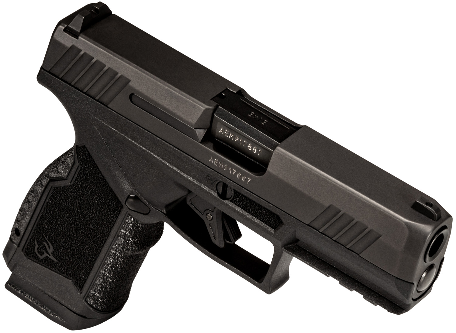 Taurus GX4 Carry 9mm 3.7in 15+1 Black — Superb Carry Pistol 4 Taurus GX4 Carry 9mm pistol, black polymer frame and gas nitride slide, 3.7-inch barrel, three-quarter view