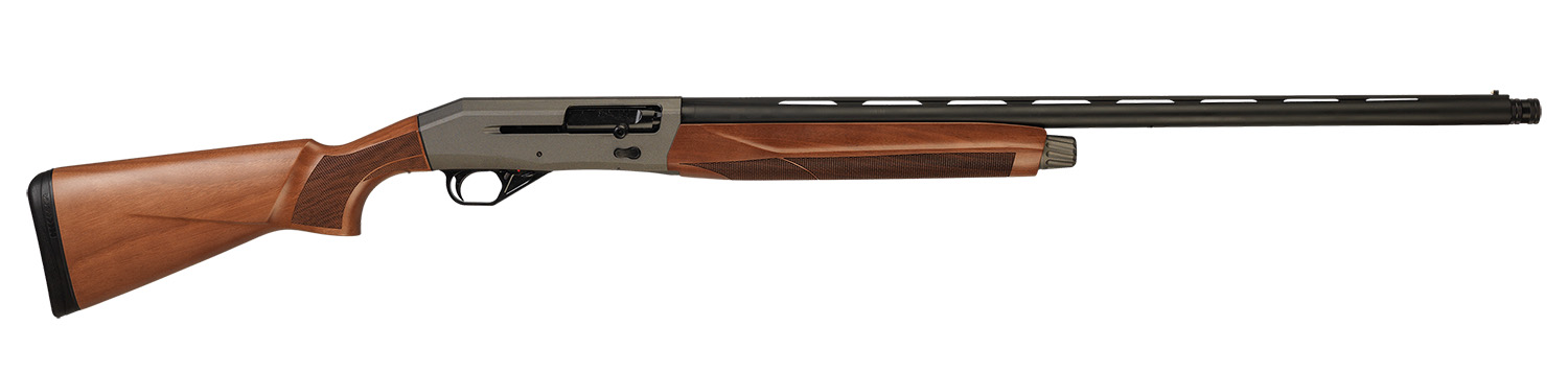 CZ-USA 06375 1012 G2 Full Size 12 Gauge Semi-Auto 3" 4+1 28" Matte Black Vent Rib Barrel, Gray Stainless Steel Drilled & Tapped Receiver, Fixed Turkish Walnut Stock, Right Hand