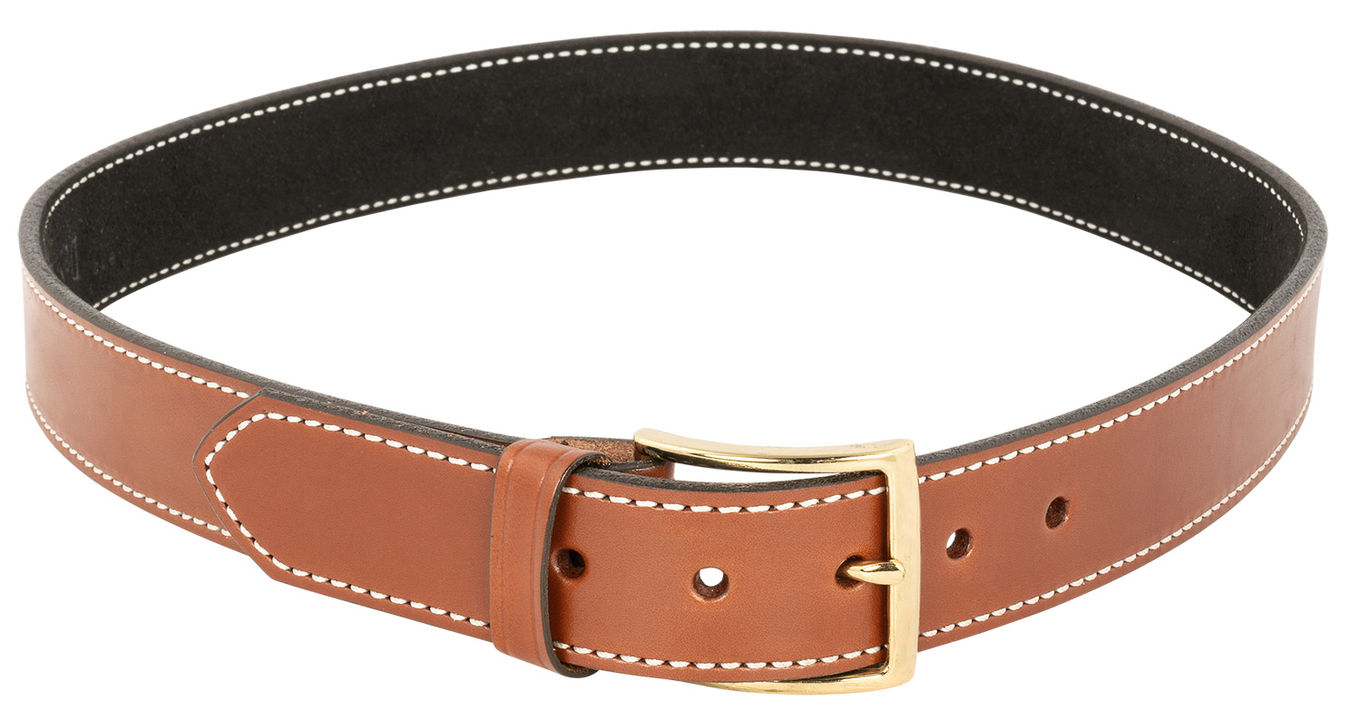 DeSantis B12TL42Z0 Tan Leather Belt 42" 1.5" Wide Gold Buckle
