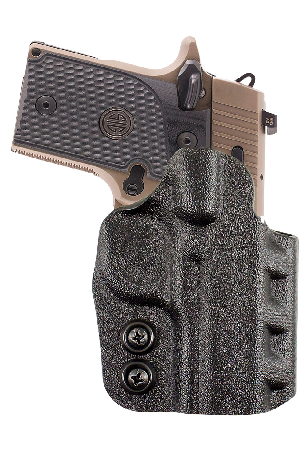 DeSantis D94KA8JZ0 Cazzuto Black Kydex Paddle Holster Sig P365/XL/SAS