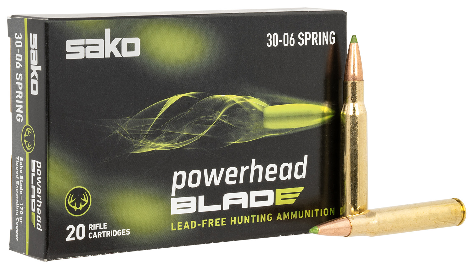 SAKO (TIKKA) PowerHead Blade 30-06 Springfield 170 gr 20 Per Box/ 10 Case-img-0