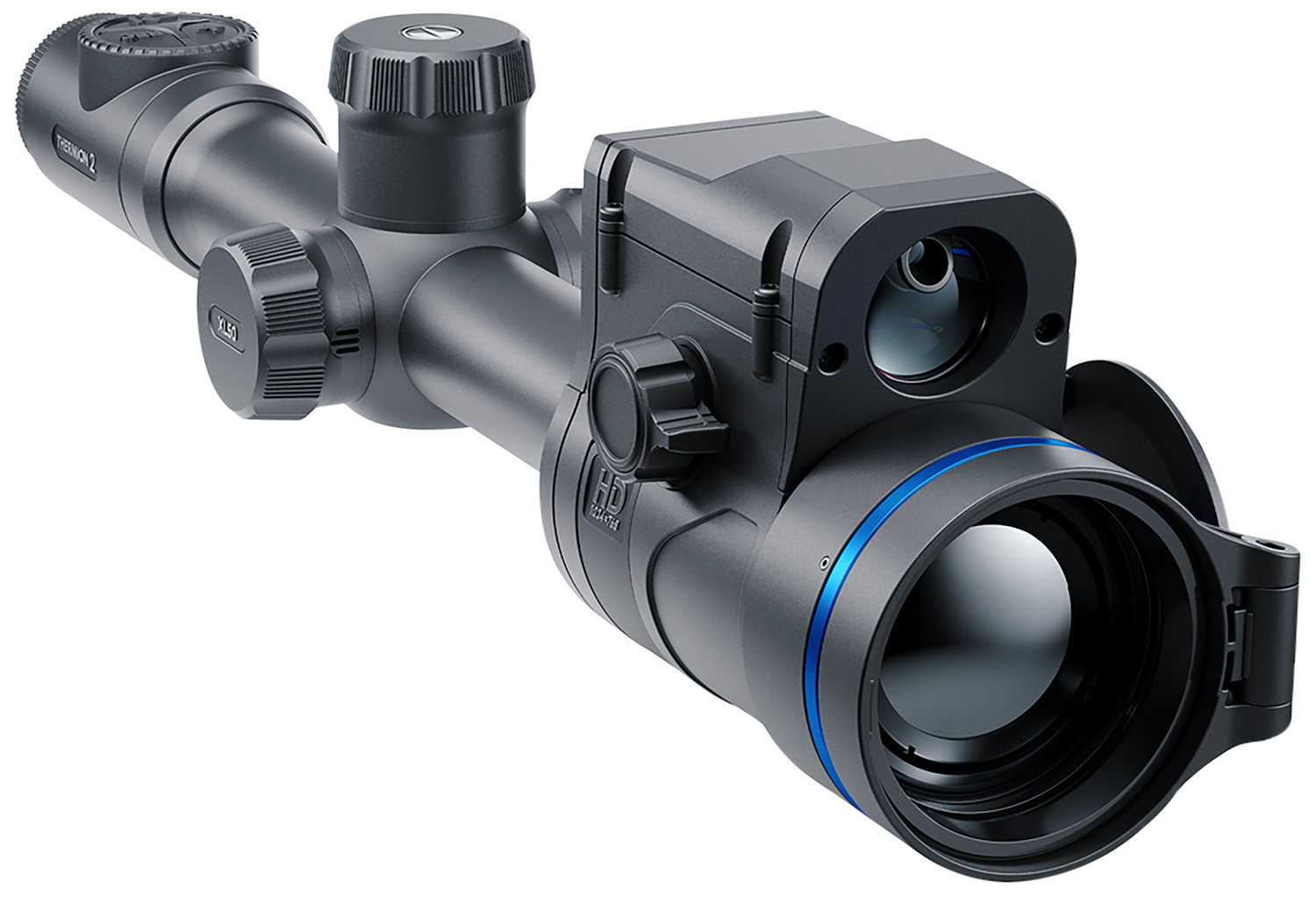 Pulsar Pl76557 Thermion 2 LRF Xl50 Thermal Rifle Scope Black 1.75-14X 50mm, Multi Reticle, Digital 2X/4X/8X Zoom, 1024X7