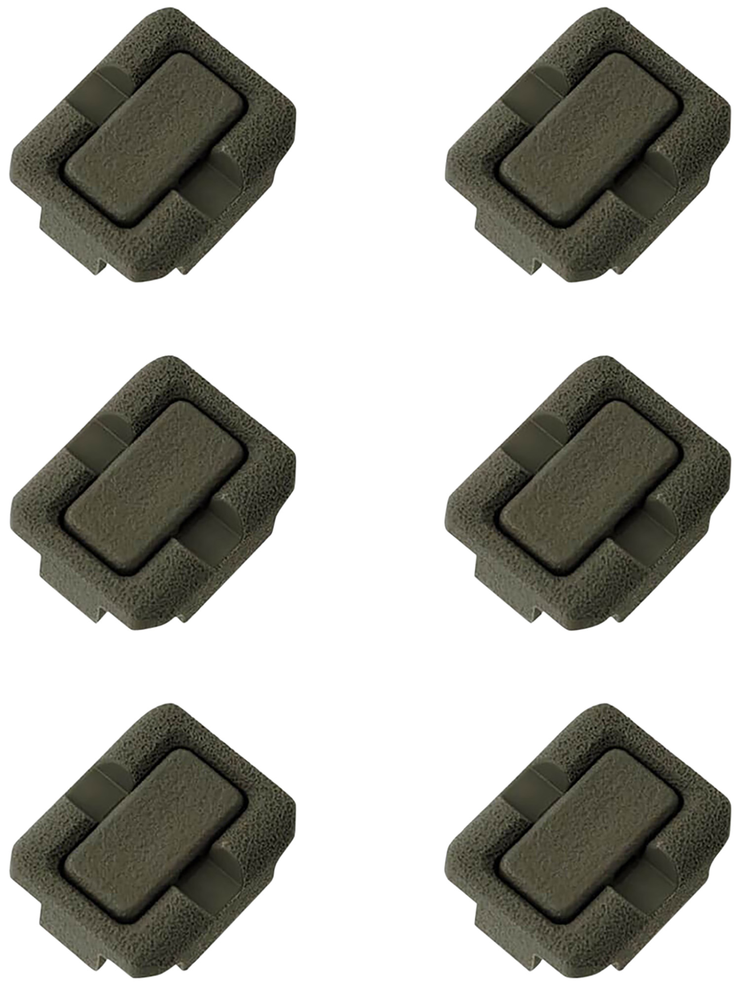 Magpul MAG1296-ODG Wire Control Kit M-LOK OD Green Polymer 6-Piece Set - Magpul Industries