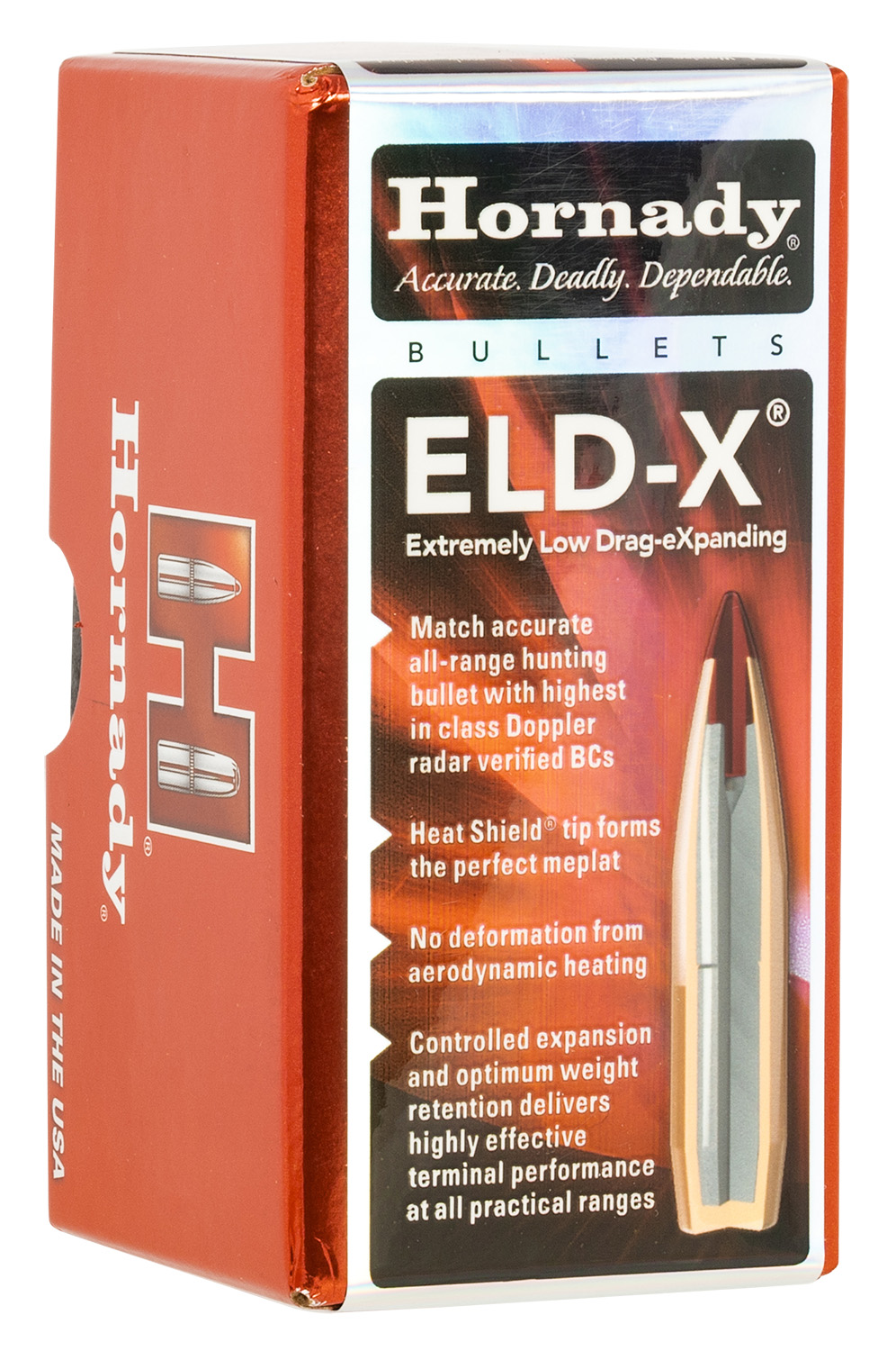 Hornady 22833 ELD Match 22 Cal .224 80 Gr Extremely Low Drag-Match 100 Per Box 25 Case
