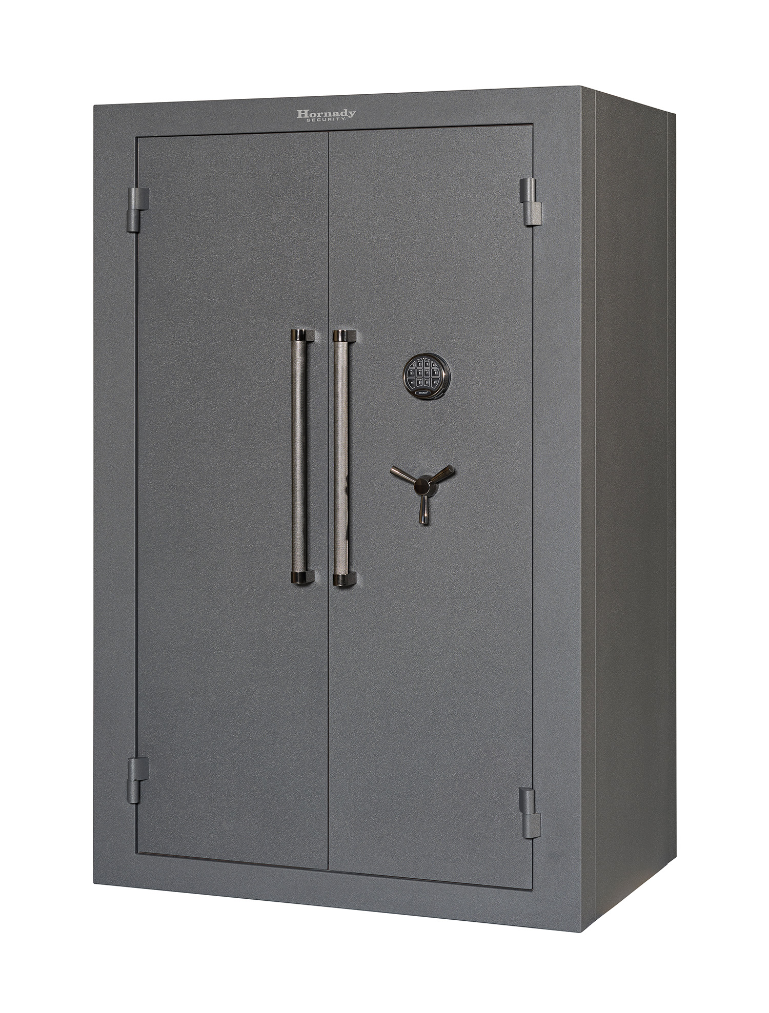 Hornady 95072 Mobilis Double Door MAX Matte Grey 9 Gauge Steel Safe