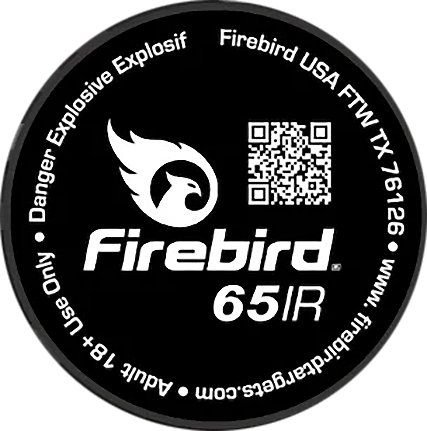 Firebird USA 65IR Moving Trajectory Static White Smoke Universal Firearm