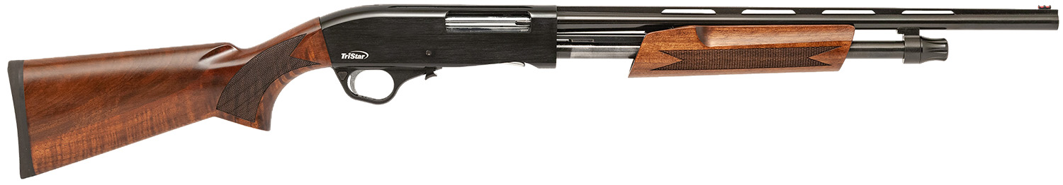 TriStar 23144 Cobra III Field Youth 410 Gauge Pump 3 5+1, 18.50 Black Chrome Lined Vent Rib Barrel, Black Steel Receiver, Walnut Wood Stock