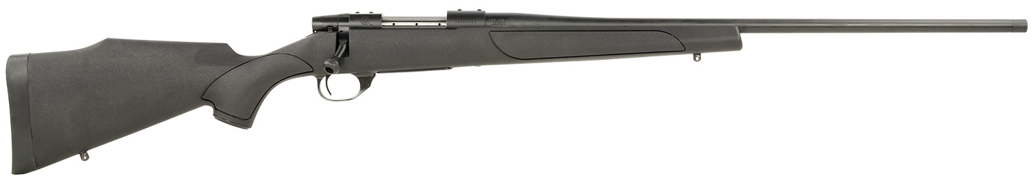 Weatherby VTX223RR4T Vanguard Obsidian Full Size 223 Rem 5+1 24  Blued #2 Contour Threaded Barrel, Blued Drilled & Tapped Steel Receiver, Black Monte Carlo Synthetic Stock