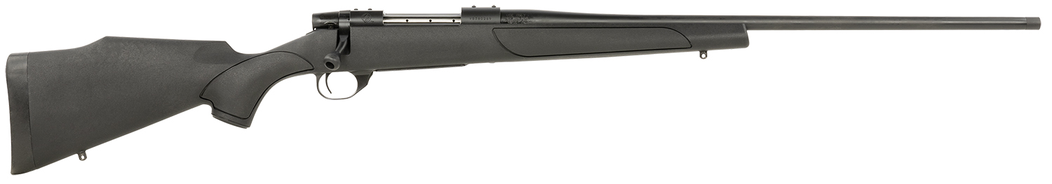 Weatherby VTX257WR4T Vanguard Obsidian 257 Wthby Mag 3+1 24 Blued #2 Contour Threaded Barrel, Blued Drilled & Tapped Steel Receiver, Black Monte Carlo Synthetic Stock