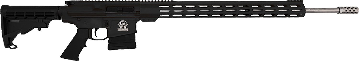 Great Lakes Firearms GL10243SSBLK AR-10 243 Win 5+1 24” Stainless...