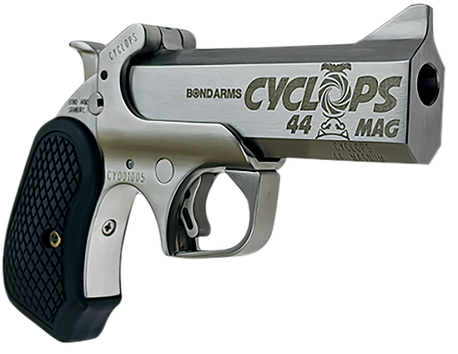 Bond Arms BACYP Cyclops Big Bore 44 Mag 1rd 4.25" Stainless Steel...