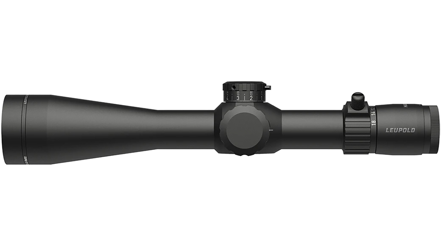 Leupold 183626 Mark 4HD  Matte Black 4.5-18x52mm, 34mm Tube, FFP PR2 MIL Reticle
