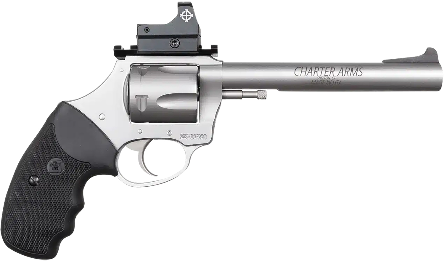 Charter Arms Target Mastiff Revolver .357 Magnum 5rd 6" Stainless Steel with Sightmark Micro Optic