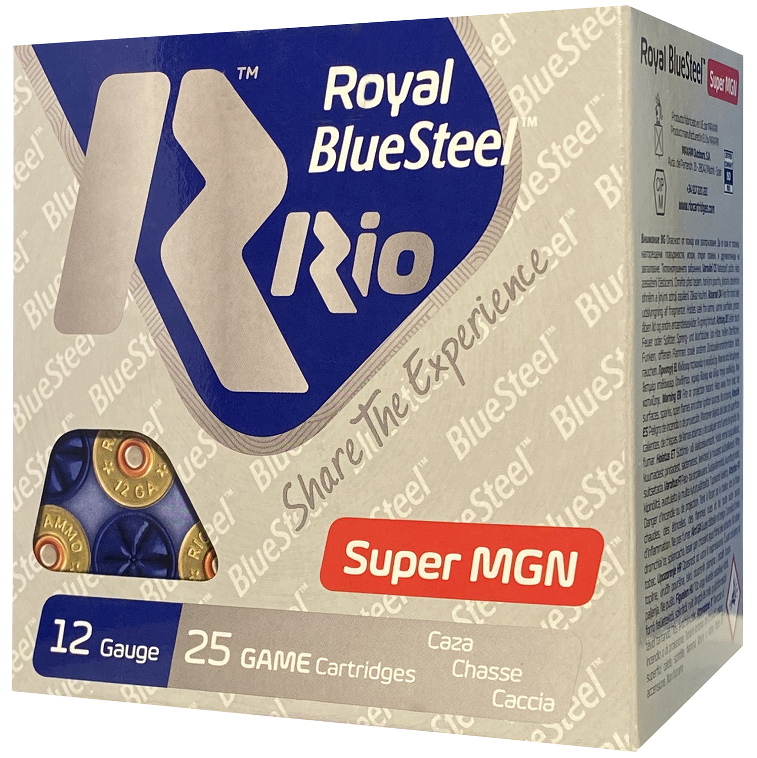Rio Ammunition RBSM403 BlueSteel Royal 12 Gauge 3" 1 3/8 oz 25 Per Box/ 10-img-0