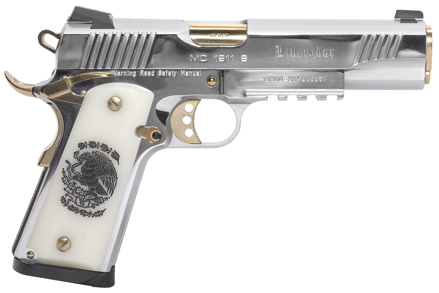 EAA GIRSAN Regard S Liberador II 9mm 5in Barrel Polished Stainless 9+1 - European American Armory - 9mm