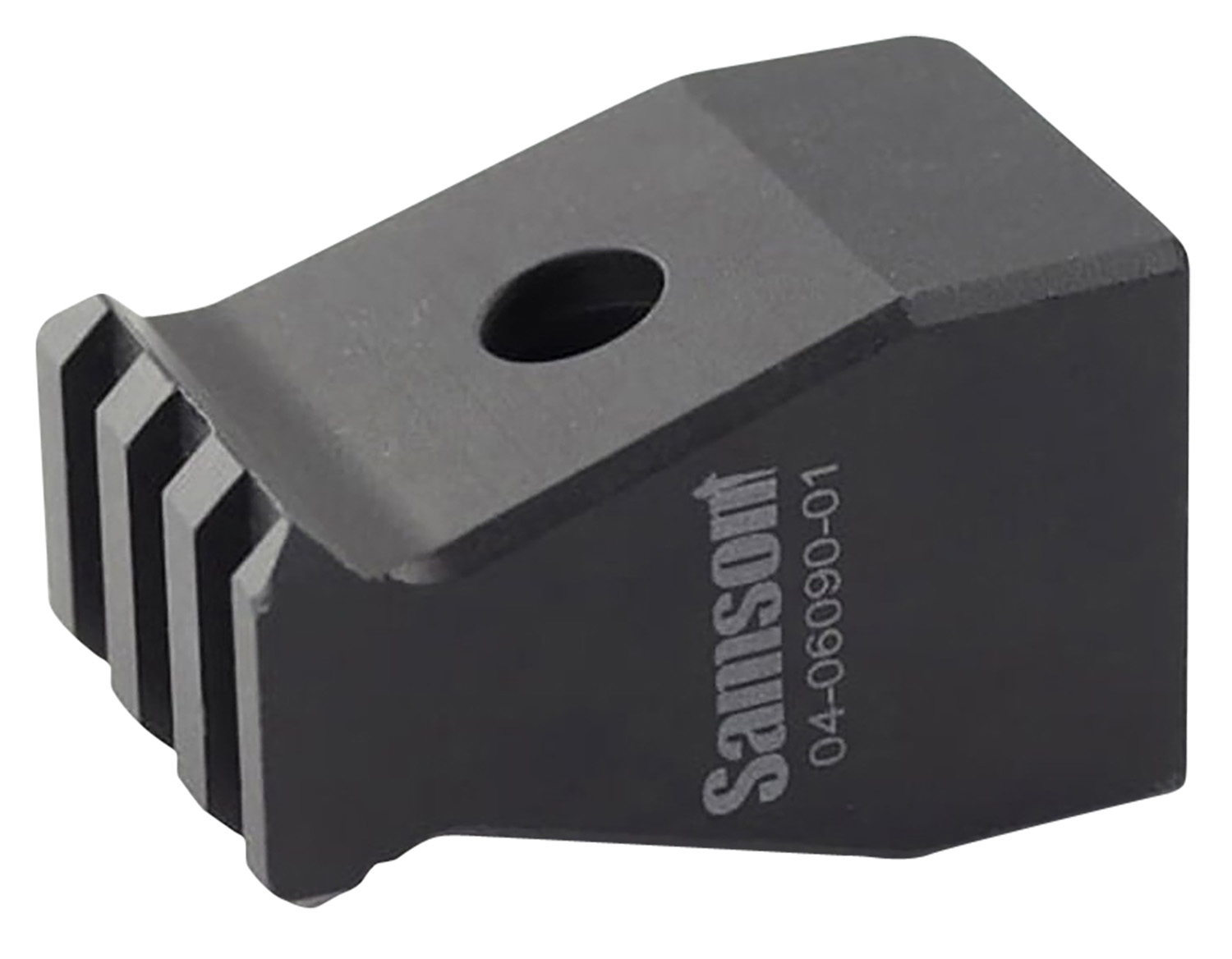 Samson 040609001 Rear Trunnion Stock Adapter Picatinny Rail, Black Anodized Aluminum, Fits Most AK-Platform