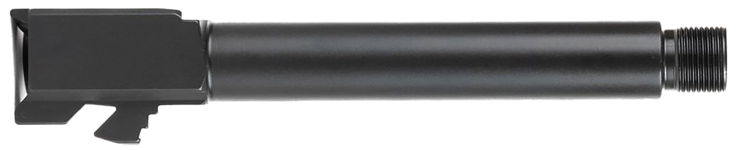 Ballistic Advantage BAPSG175T1Q Premium Series  Threaded/Spiral Fluted, 9mm Luger, Black QPQ, Fits Glock 17 Gen 5