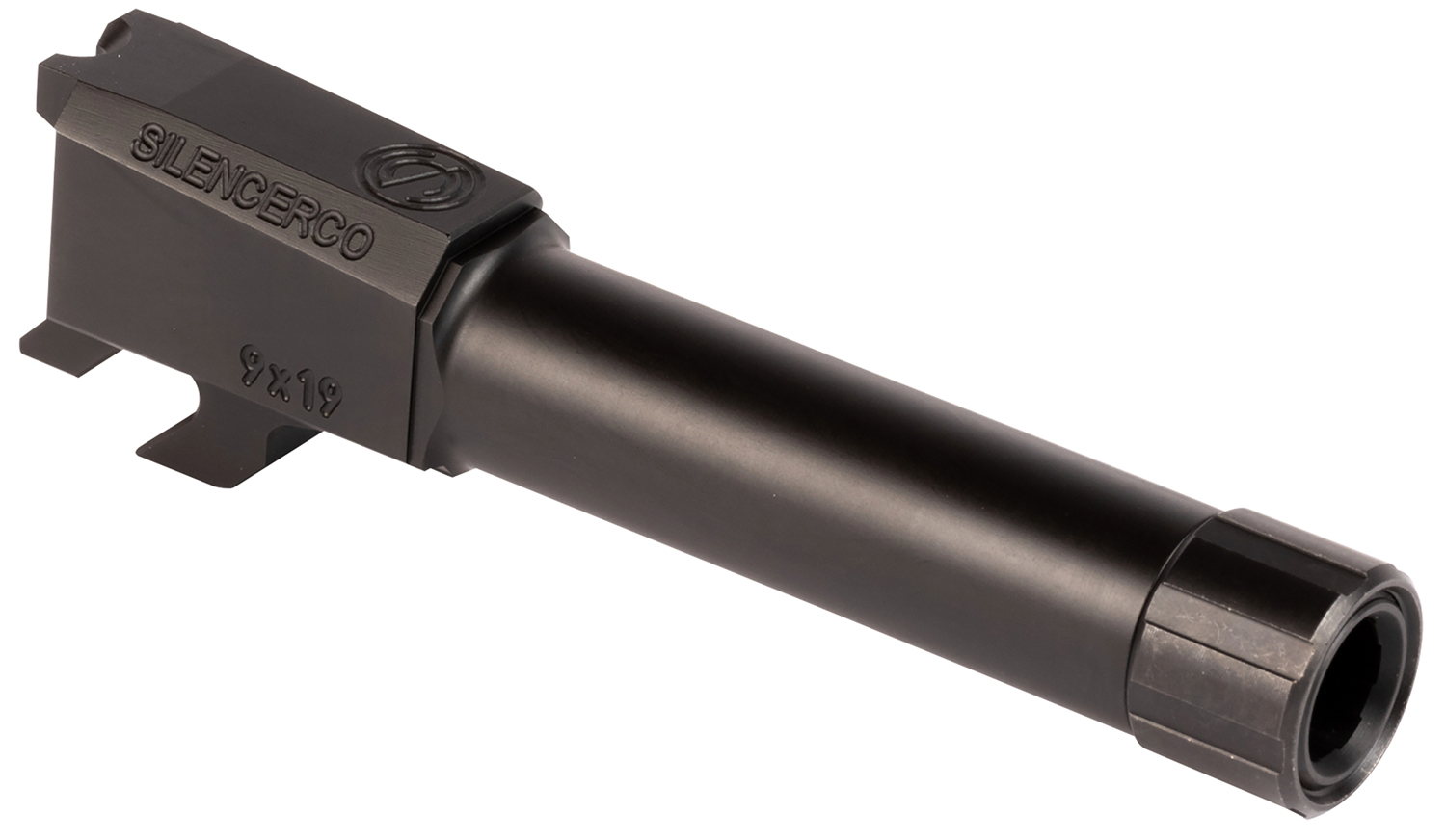 SilencerCo AC2290 Threaded Barrel  3.50 9mm Luger, Black Nitride Stainless Steel, Fits S&W M&P Shield SilencerCo AC2290 Threaded Barrel  3.50 9mm Luger, Black Nitride Stainless Steel, Fits S&W M&P Shield