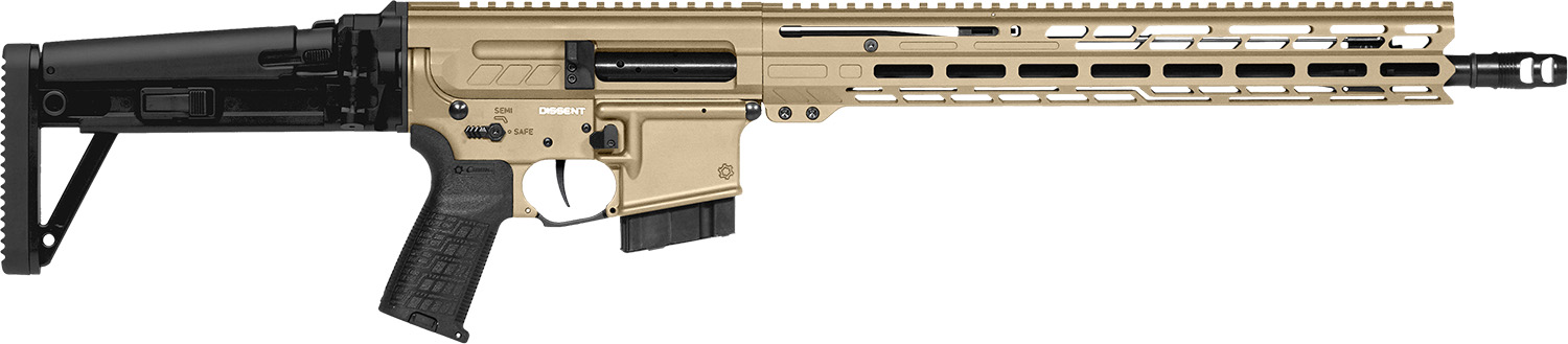 CMMG 60AA90CCT Dissent MK4 6mm ARC 10+1 (2) 16.10” Coyote Tan...