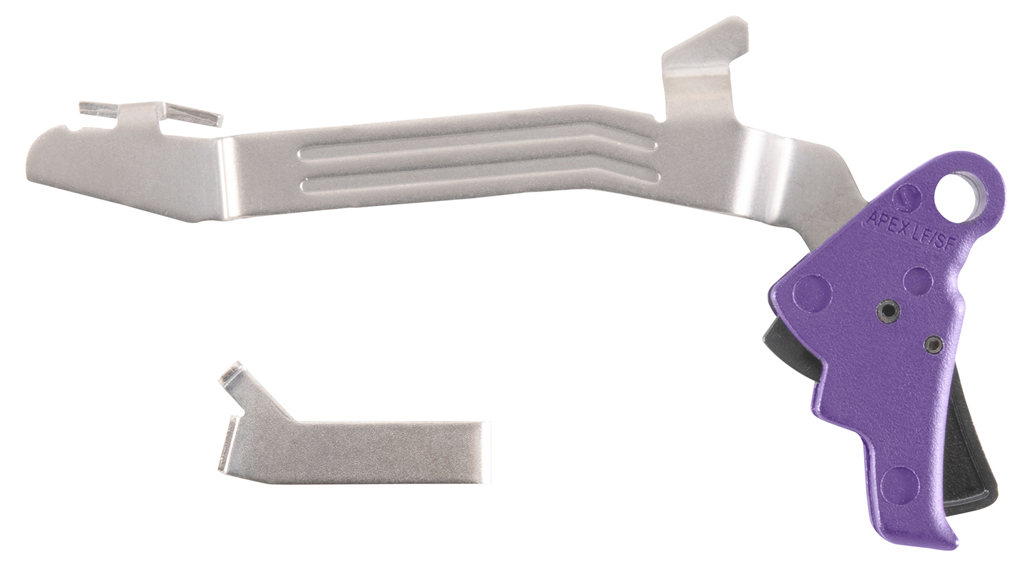 Apex Tactical 102P117PUR Action Enhancement Slim Purple Drop-In, Compatible W/Glock 43/43X/48
