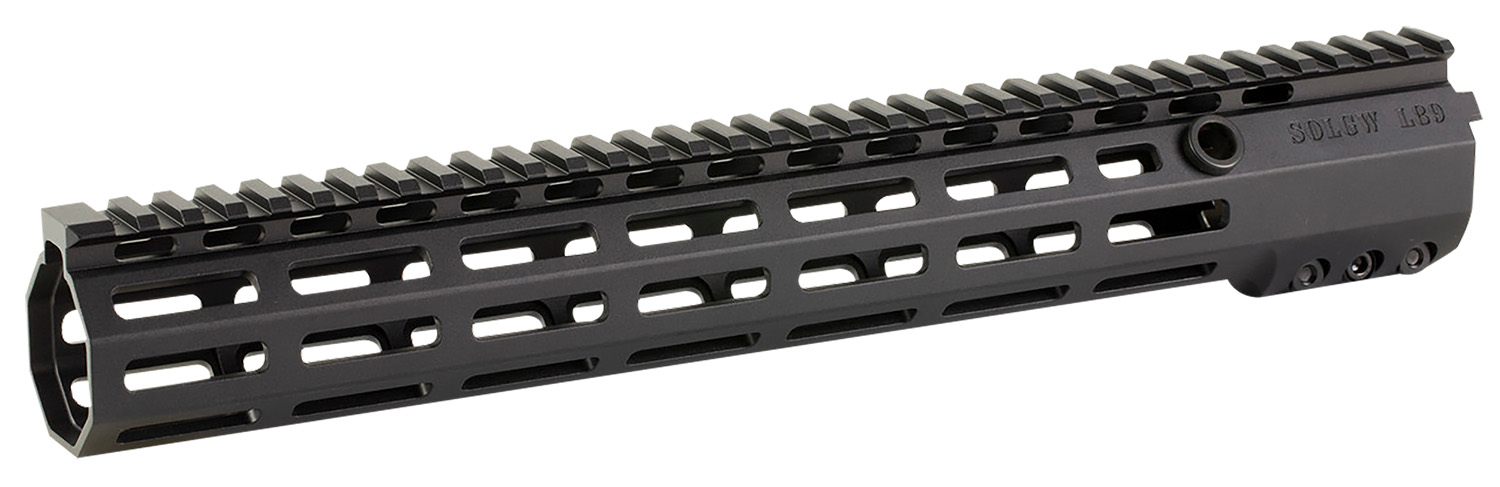 Sons Of Liberty Gun Works L8913.75 L89 Drive Lock Rail 13.75" M-LOK With QD Sling Mount, Black Anodized, Full Length Pic