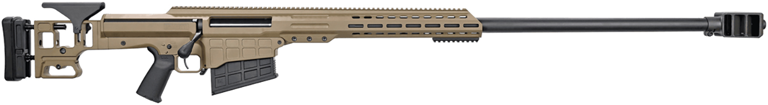 Barrett 19612 MRAD ELR 416 Barret 10+1 36 Fluted Barrel, FDE, M-Lok Handguard, Folding Adj. Stock, Magpul Grip, Adj. Match Grade Trigger, Muzzle Brake