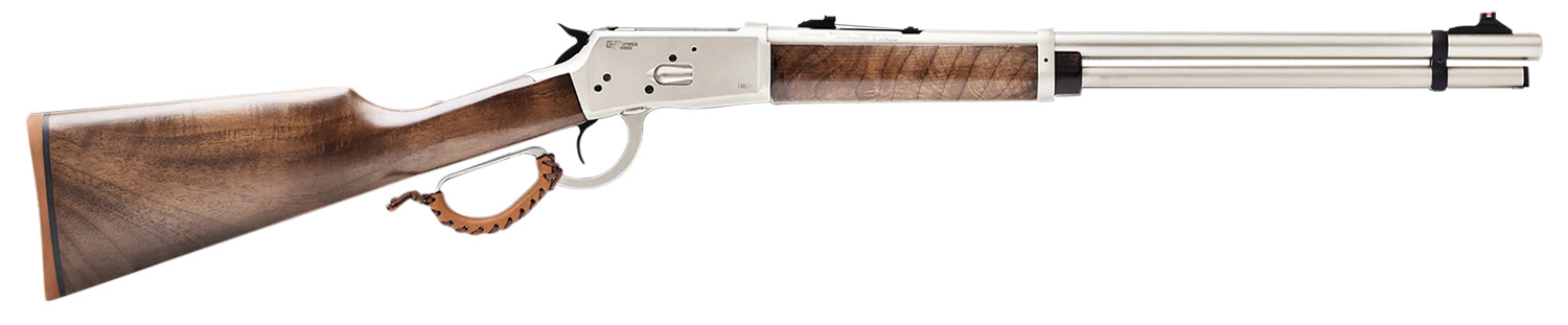 Sleek 357 Lever Action Rifle - Stainless Receiver & Classic Wood Stock