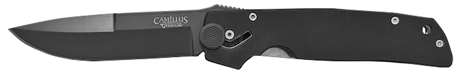 Camillus 18533-003 Cuda 3.75" Drop Point AUS-8 Blade, G10 Handle