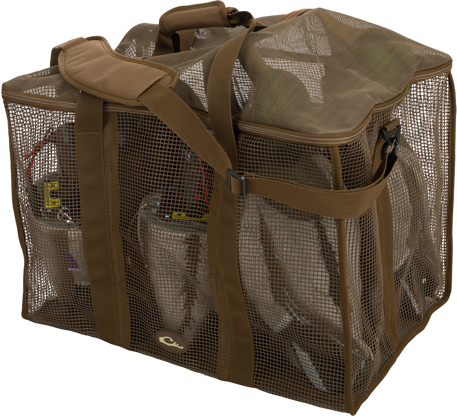Drake Waterfowl DA370006M Decoy Bag 6 Slot Motion Brown Mesh Floater