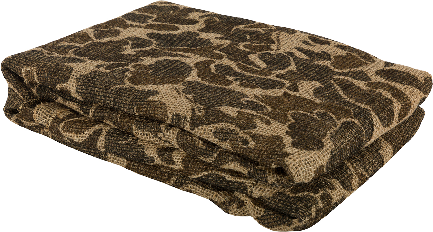 Drake Waterfowl DA1200016 Burlap Blanket Old School Camo 4'x12'