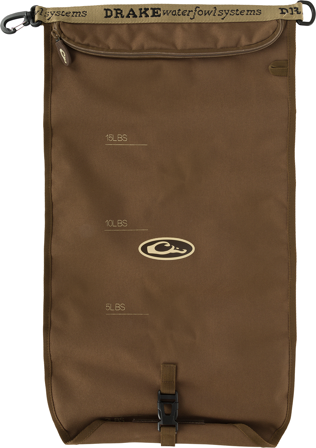 Drake Waterfowl GD8000BRN Gun Dog Travel Food Bag Brown 600D Polyester