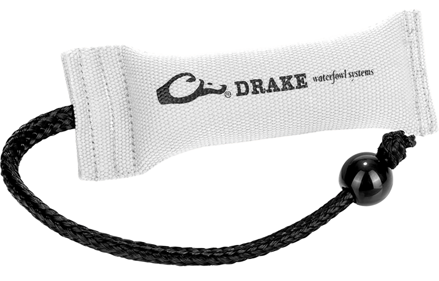 Drake Waterfowl GD1000WHT Firehose Bumper White Polyester 9" Small