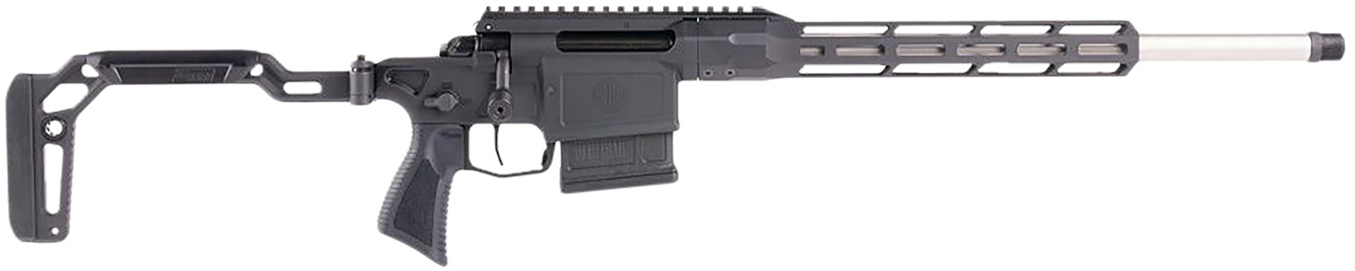 Sig Sauer CROSS30816BTRX Cross Trax 308 Win 5+1 16 Threaded Barrel, Black, 11.50 Skeletonized M-Lok Handguard, Minimalist Folding Stock, Adj. Trigger, Integrated Optic Mount