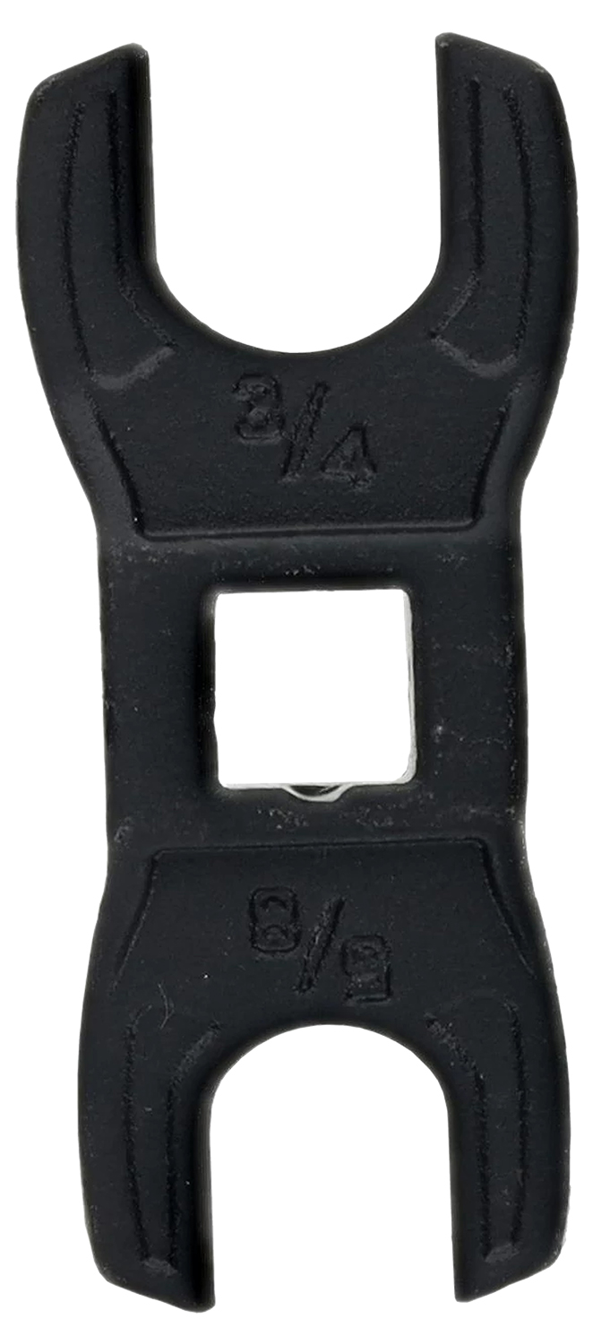 Wheeler 1199465 Muzzle Device & Buffer Tube Crowfoot Wrench Black Steel - Wheeler