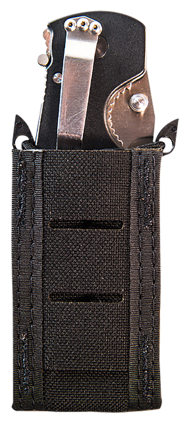 High Speed Gear 41PT00BK TACO Duty Single Pistol Mag, Black Nylon with MOLLE Exterior, Fits MOLLE & 2 Belt