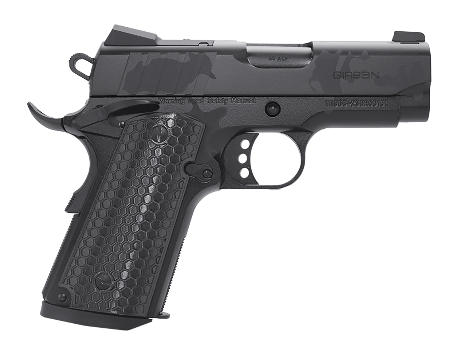 Girsan MC1911 SC Influencer Sub-Compact Semi-Automatic Pistol 9mm Luger - European American Armory - 9mm
