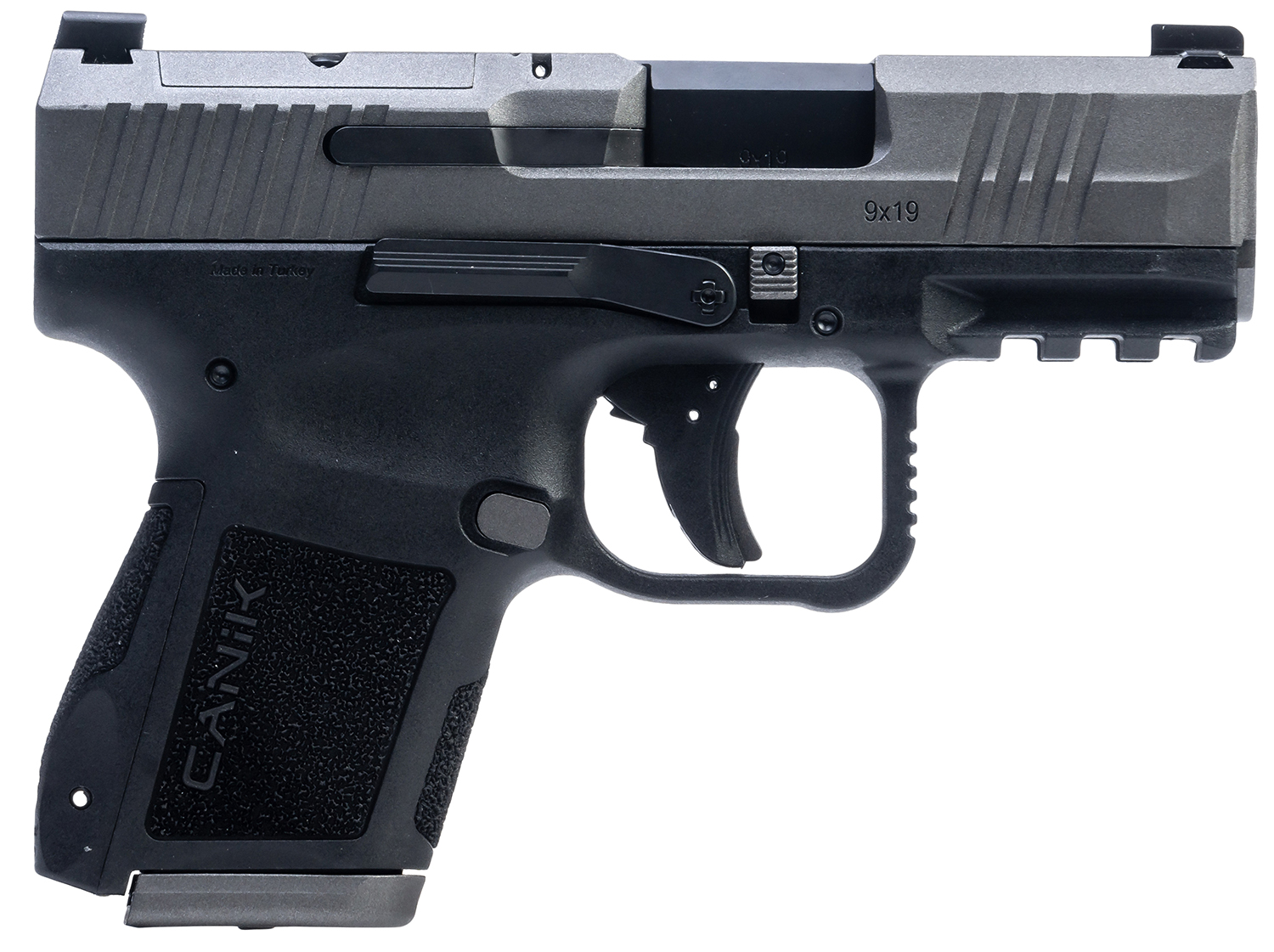 Canik HG7620TN Mete MC9 9mm 15+1 Tungsten Cerakote Optic Ready Pistol
