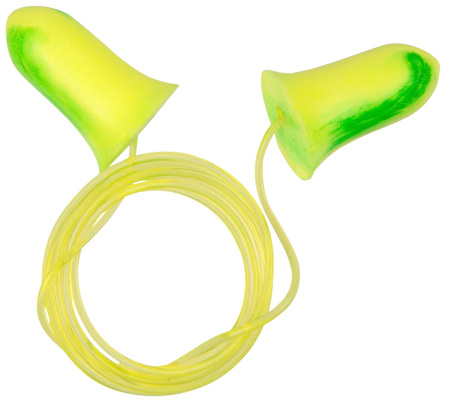 Allen 4119 Tethered Tapered Foam Ear Plugs 32 Db Yellow/Lime Green 5 Pair