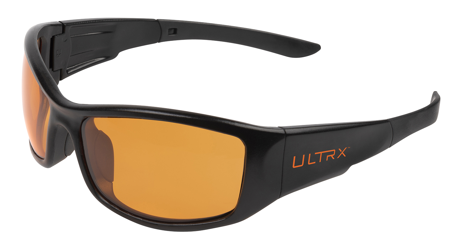 Allen 4138 ULTRX Sync Safety Glasses Amber Lens, Black Frame