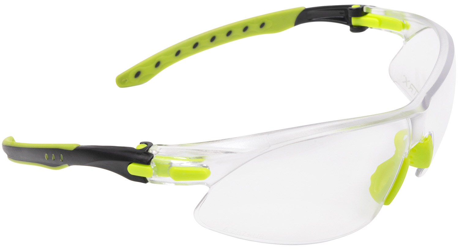 Allen 4140 ULTRX Keen Safety Glasses Youth, Clear Lens, Lime Green Frame