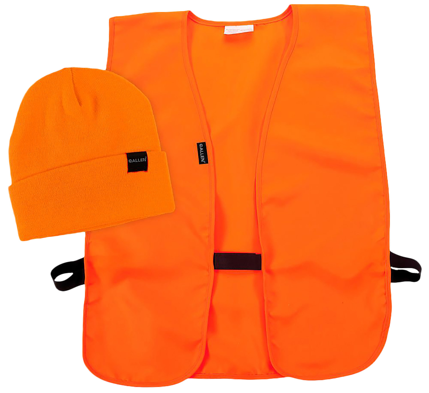 Allen Hunting Vest and Stocking Cap Combo M/XL Blaze Orange