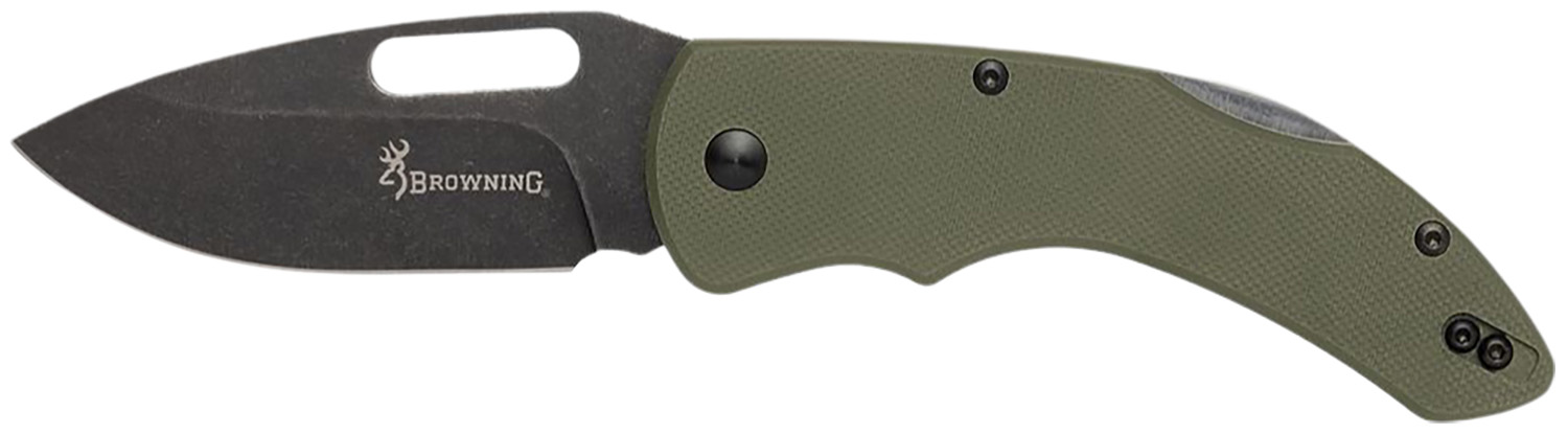 BROWNING Hidden Hollow Folder Large 3in Drop Point Folding Knife (3220506B)