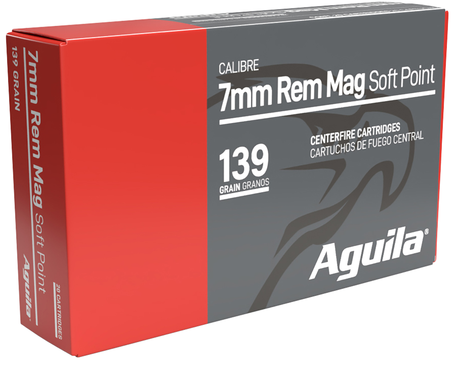 Aguila 80591AG   7mm Rem Mag 139gr InterLock Boat Tail Soft Point 20 Per Box/10 Case