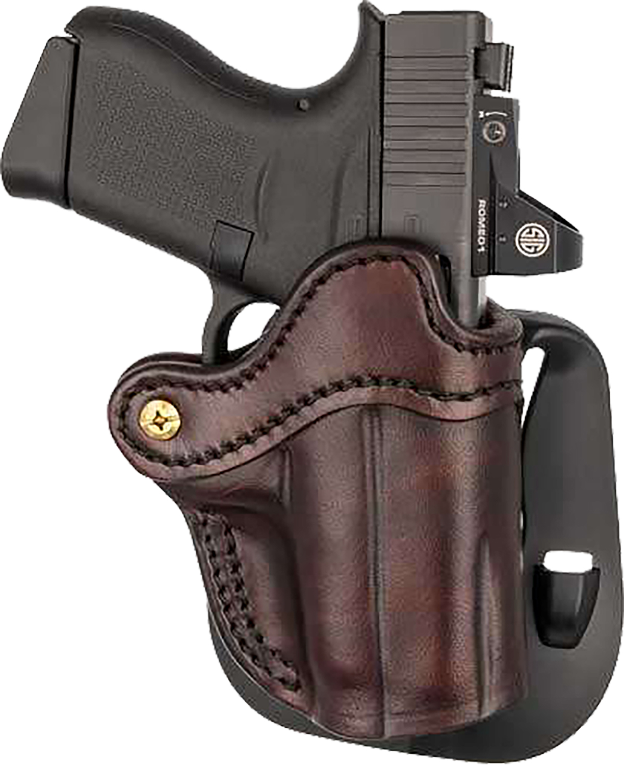 1791 Gunleather OR-PDH-C-SBR-R Optic Ready Paddle Holster Brown RH