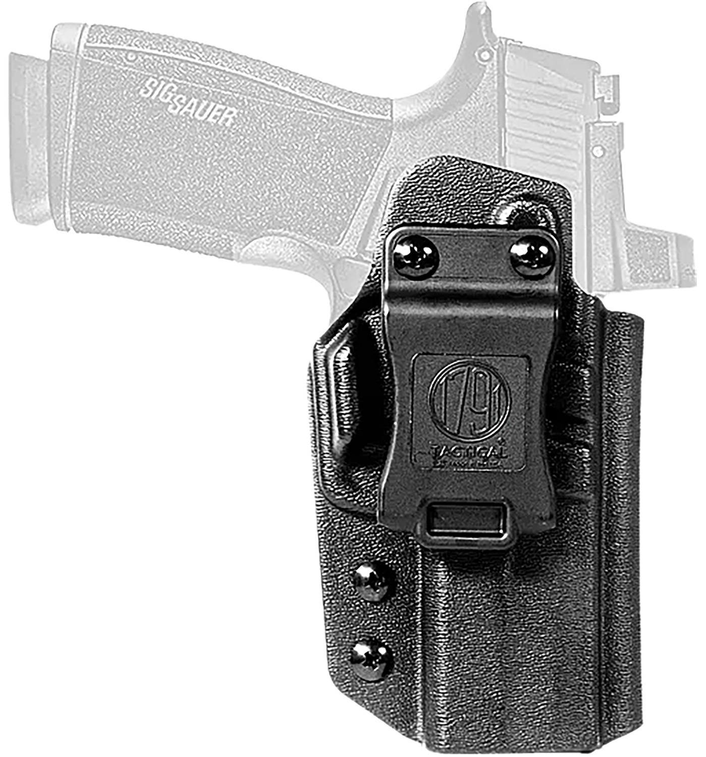 1791 Gunleather TACIWBP365XMBLKR Tactical IWB Black Kydex Compatible w/... - 1791 Gunleather - BLACK