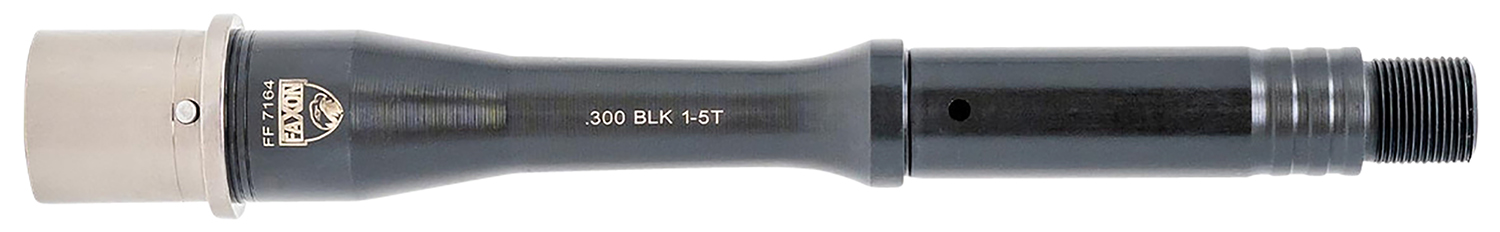 Faxon Firearms 15B35P7NGQ5RNP3 Match Series Gunner 300 Blackout 7.50 QPQ Black Nitride 416R Stainless Steel Recessed Target Crown Steel Barrel