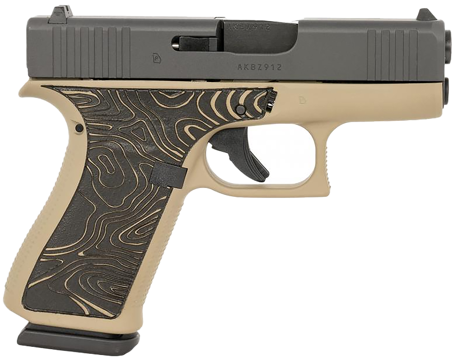 Glock UX4350204EXPCT G43X 9mm 10+1 3.41" Coyote Tan Cerakote