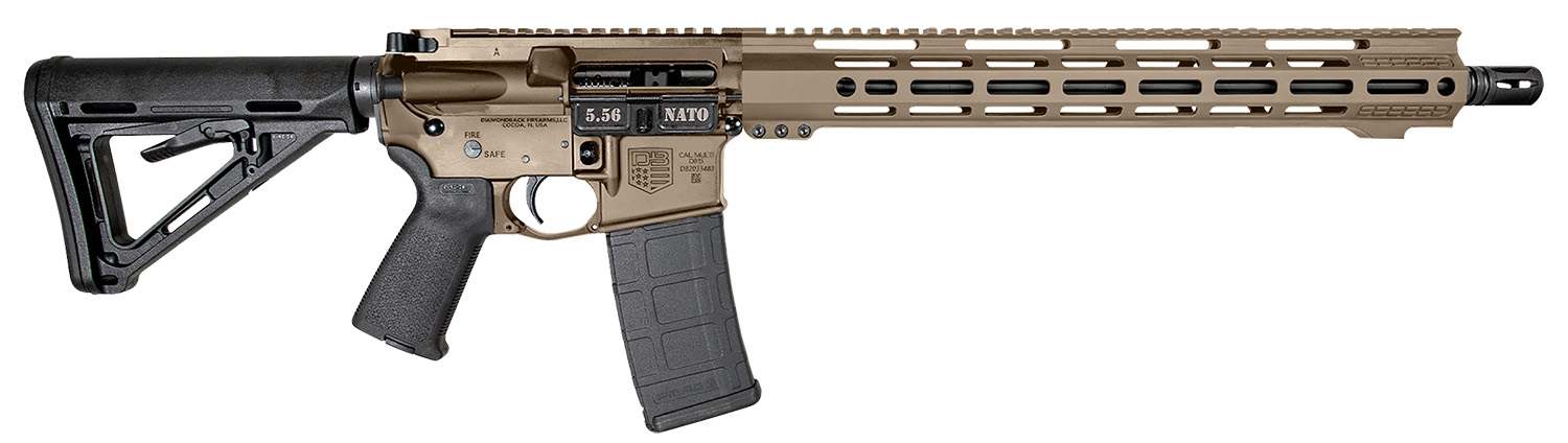 DIAMONDBACK DB15 5.56 16in 30rd FDE Semi-Auto Rifle (DB175AK062)