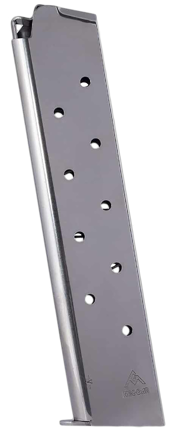 Mec-Gar MGCG4511N 1911 Government 11rd 45 ACP Nickel Carbon Steel