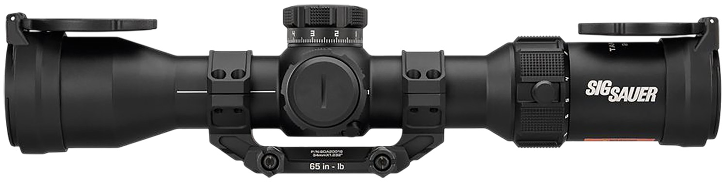 Sig Sauer Electro-Optics SOTM62001 Tango-MSR  Black 2-12x40mm, 34mm Tube Illuminated MRAD Milling 2.0 Reticle